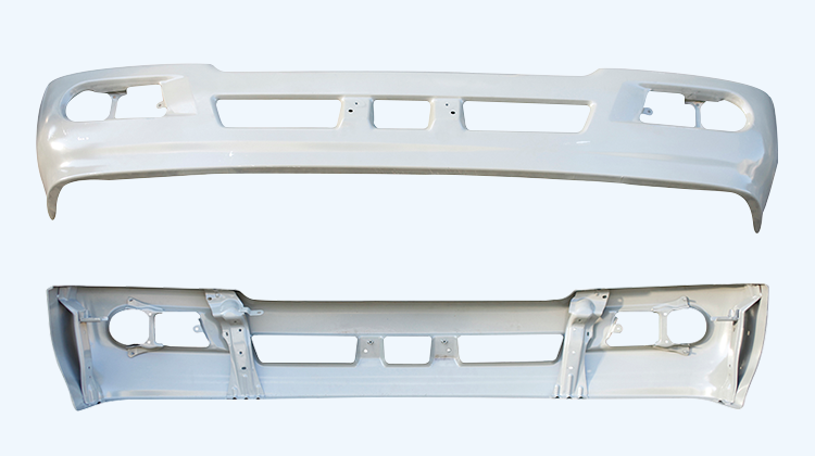 Professional 330mm Toyota Coaster Accessories Bus Front Bumper