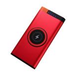 High Quality Gold Color 10000mAh Polymer Battery QI Wireless Charger Power Bank
