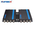 Fiber Video Converter 4CH BNC to Fiber Transmitter Receiver FO to Coaxial