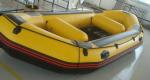 Yellow Small PVC / Hypalon Rafting Inflatable Drift Boat For Summer