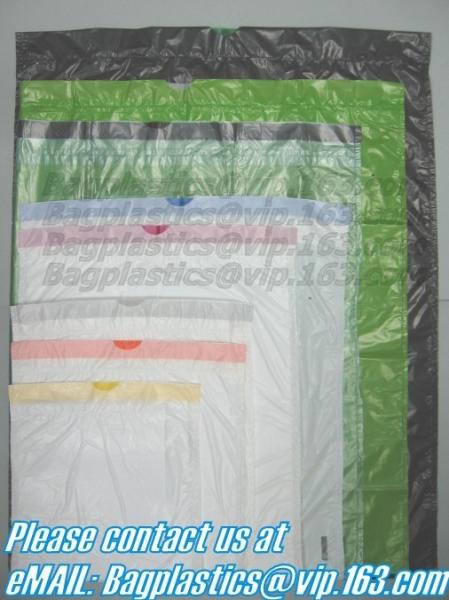 Biodegradable Strong Tall Kitchen Drawstring Trash Bag, Blackout Clean Burst, 80