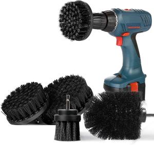 Wholesale Drill Powered Cleaning Brushes For Pool Tile, Floor, Brick, Ceramic, Marble, Grout, Bathroom, Car, Kitchen (Black) from china suppliers