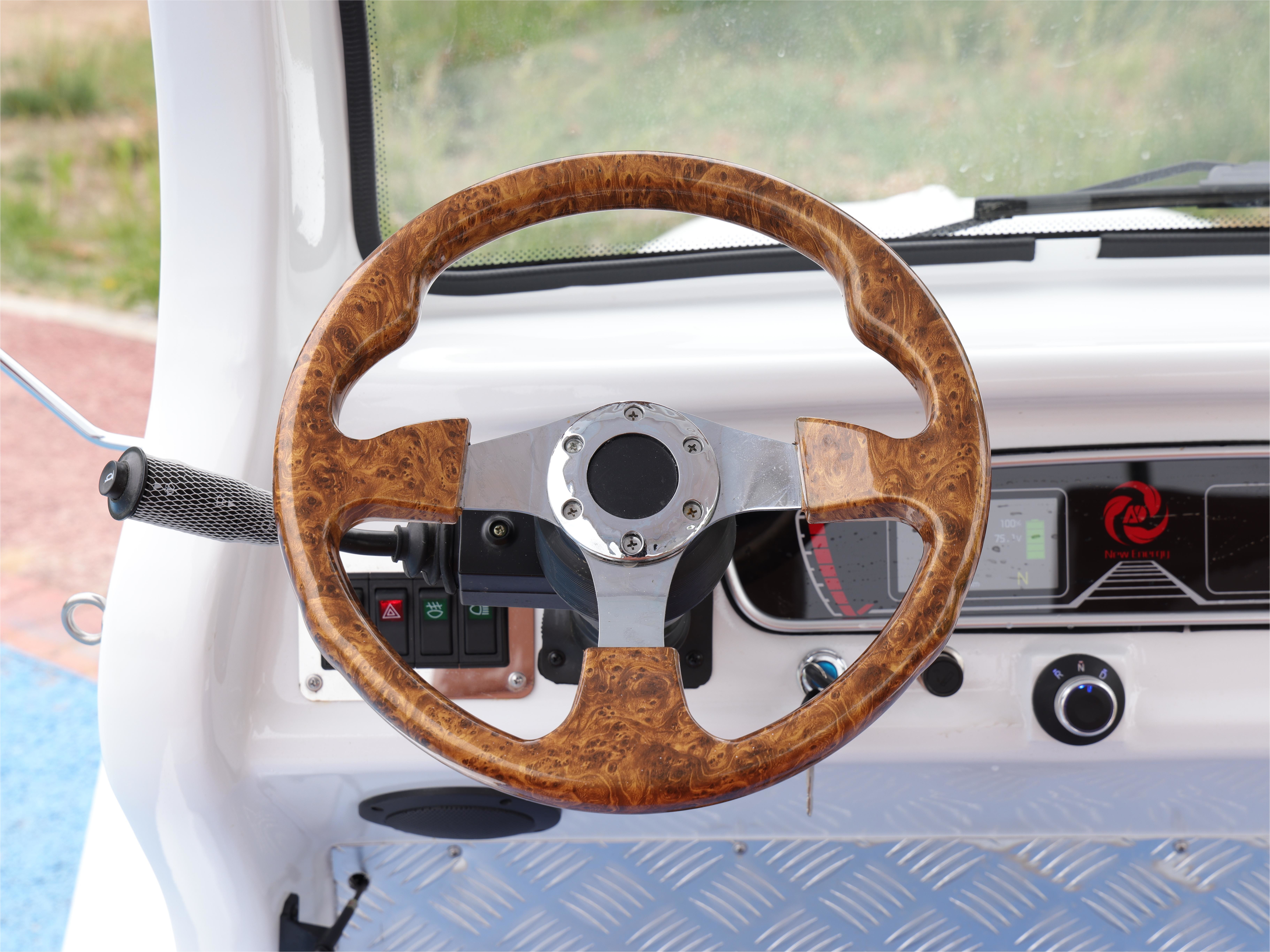 48V Electric 50 Mph Golf Cart Vehicle 6 Seater