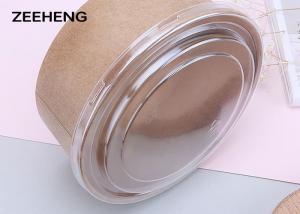Wholesale 42oz 1300ml Round Sturdy Disposable Soup Bowls Kitchenware With Clear PET Lid from china suppliers