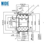 Custom Drum Washing Machine Motor Commutator 36P 18 X 40 X 27.5