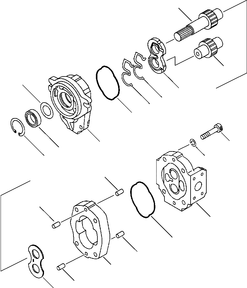 KOMATSU 705-73-29010 Parts PUMP ASS'Y