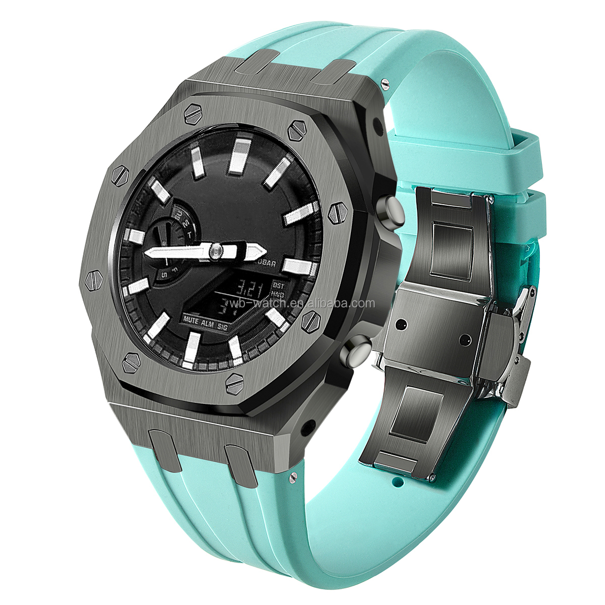Casio Ga2100 G Shock Case 5Th Modified Metal Rubber Luxury 316L Stainless Steel Watch