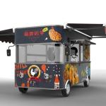 L420.00cm*W180.00cm*H230.00cm Dining Car Food Trailer for Europe Vendors Hotdog