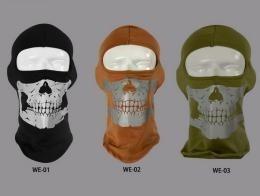 Wholesale 100% Cotton Thicker Winter Reflective Skull Design Head Cover from china suppliers