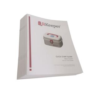 Wholesale 350gsm PMS Instruction Booklets Logo UV Coating Custom Printed 0.55mm Thick from china suppliers