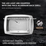IP67 Yellow White High Beam White Low Beam DRL Motorcycle LED Headlight Semi