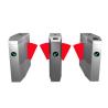 Buy cheap Automatic flap turnstile with Fingerprint , Ticket , or IC / ID Card from wholesalers