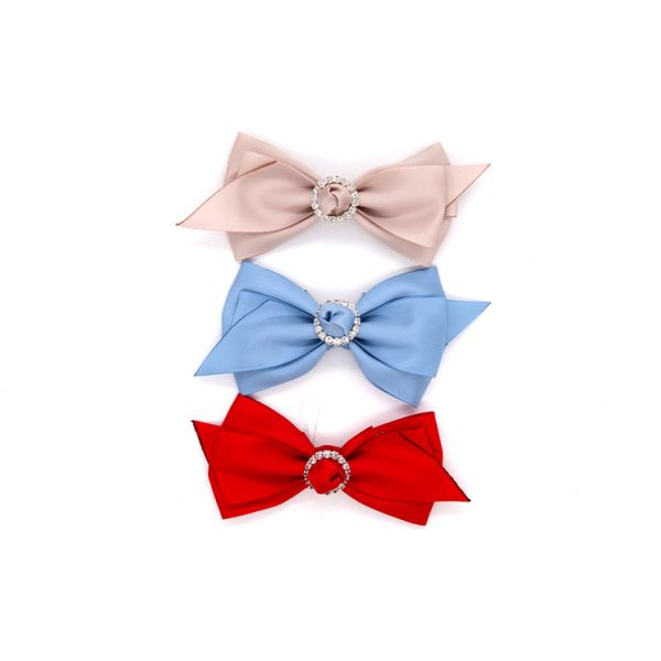 Ribbon coloured bow-tied shoe flower,Handmade footwear ornaments and flower Thread ribbon Beige ,white,black,red ,blue
