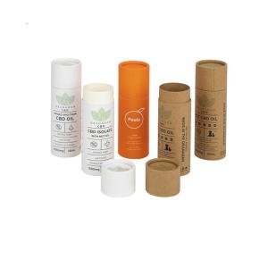 China Speciality Paper Orange Round Kraft Boxes OEM ODM Available on sale