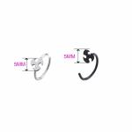 Wholesale nose ear cartilage piercing jewelry 20g surgical steel thin small open
