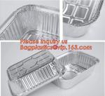Takeaway oven safe fast food take out disposable aluminum foil container
