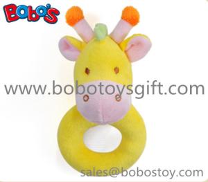 Wholesale 6&quot; Yellow Giraffe Plush Baby Holder Toys from china suppliers