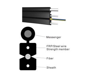 Wholesale Ebocom Steel Wire FTTH Drop Cable Hot Dip Galvanized for Robust Data Transmission from china suppliers