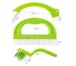 Nylon Bristles 6pcs Tile Joint Brush Set Cleaning Scrubber
