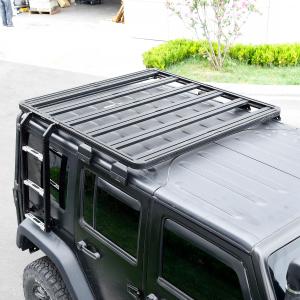 Wholesale Black Aluminum Alloy Roof Racks for Jeep Wrangler JK Universal Design Roof Luggages from china suppliers