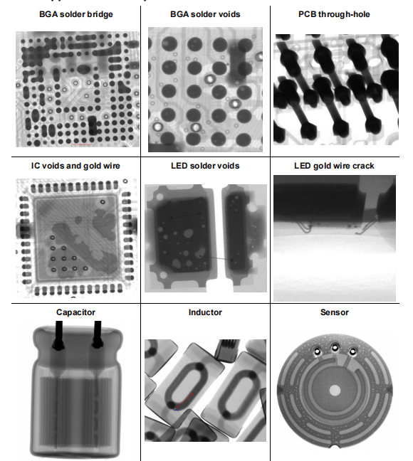 Example application of Microfocus X-Ray Inspection System X8800