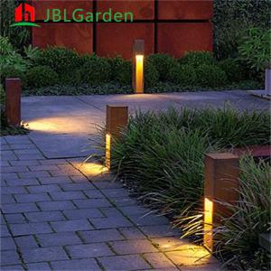 Wholesale Home Decoration Garden Lights Corten Steel Light Box 200cm Length With Solar Energy from china suppliers