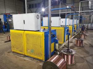 Wholesale 24 Dies SGS Cable Drawing Machine , 5.5kw AC Motor Fine Wire Drawing Machine from china suppliers