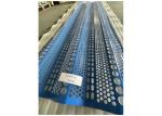 3 Peaks 1.0mm Thick Blue Powder Wind Barrier Fence For Coal Storage Yards