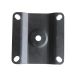 Black Cast Iron Barber Chair Oil Pump Bracket With 5mm Wall Mounting Hole