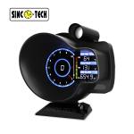 Do916 OBD2 Multifunctional Gauge Car Hud OBDII Double Screen Tachometer