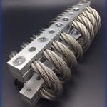 Aluminum Wire Rope Isolator For Camera Machinery Energy Parts Compressor