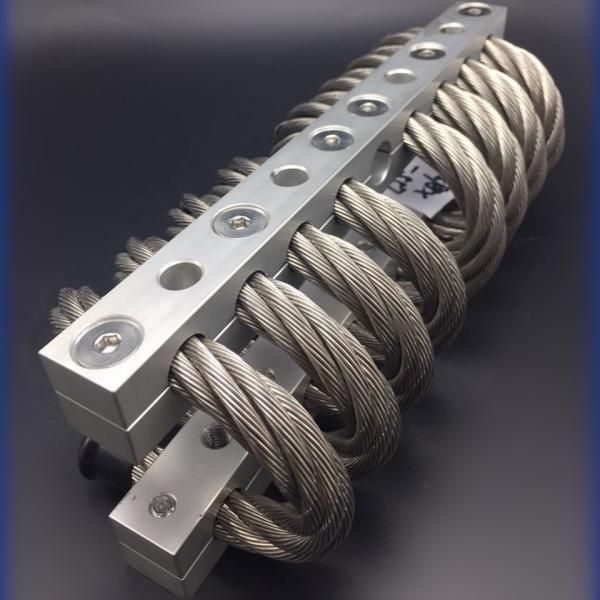 Aluminum Wire Rope Isolator For Camera Machinery Energy Parts Compressor