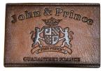 Brown Embossed Leather Patches For Jeans With Personalized Logo