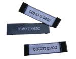 Washable Clothing Woven Labels Custom-made 50D polyester yarn wiht personized