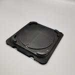 Single Wafer Storage Box Black Anti Static Moisture Proof Chemical Durability