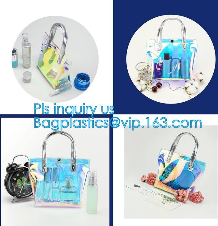 cosmetic pouch custom makeup bag, portable travel makeup bag cases bulk women handbag, Travel waterproof clear zipper co