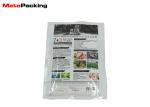Laminated Plastic Pet Food Packaging Bags Custom Printed Three Side Seal With