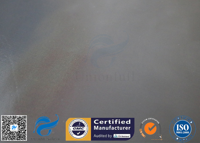 Black PTFE Coated Fiberglass Fabric 0.12mm 50" Non Stick Food Grade