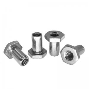China Profile Extruded Aluminum T Slot Nuts Butterfly Weld Vibration Tubular Nuts on sale