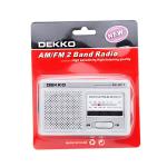 Silvery Pocket AM FM Radio The Perfect Portable Solution for Your Favorite Music