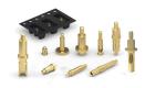 Customized 120g±20% Spring Force DC12V Brass Pogo Pin For Through Hole