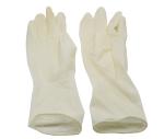 Micro Rough Surface Sterile Examination Gloves , White Latex Gloves Low Protein