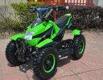 49cc ATV,2-stroke,air-cooled,single cylinder,gas:oil=25:1. Pull start+electric