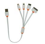 4 Head multi charging usb cable for Iphone / Samsung / Andriod