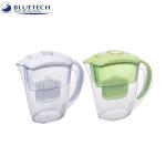 PP / ABS Food Grade Bluetech Water Filter Pitcher , Alkaline Water Filter Jug