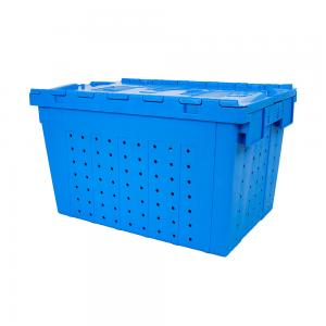 China Customized Color Solid Box High Turnover Plastic Container for Agricultural Produce on sale