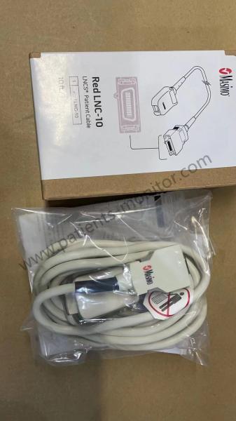 Masima LNCS Patient Cable 1814 Ref Red LNC-10 For Masima SET® Rad-5® Pulse