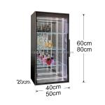 2024 High Brightness LED Light Magic Mirror Display Case for Retail Store Wine