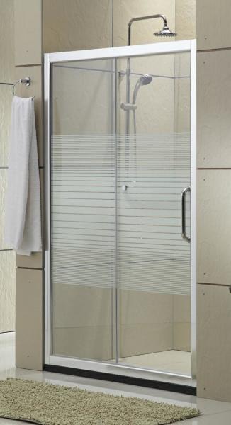 Quality Matte Sliver Glass Shower Screen 8MM Self - Cleaning Sliding CSI Certification for Home / Hotel for sale