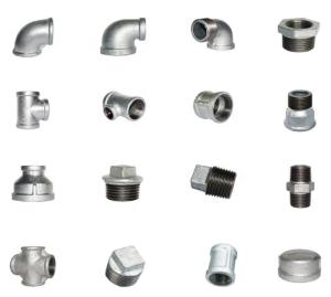 Wholesale Malleable Iron Galvanized Steel Pipe Fittings For Oil And Gas BSP NPT Threaded Plumbing from china suppliers
